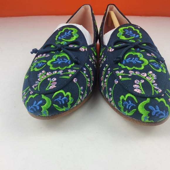 Kate Spade Women Slip On Flat Loafer Floral embroidery 7.5 (Lot 980) - Picture 6 of 9